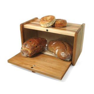 Adams Hickory Bread Box in Lacquer