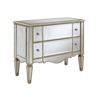Gails Accents Greenwich Two Drawer Mirrored Chest   40 015CH