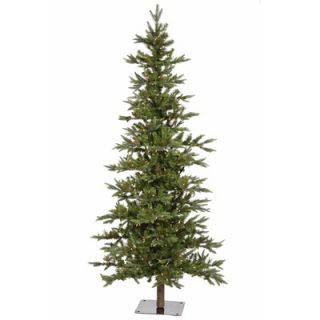 Vickerman Shawnee Fir 6 Alpine Artificial Christmas Tree with Clear
