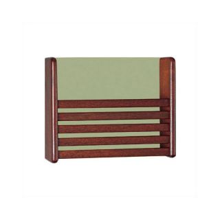 Wooden One Pocket Magazine Rack with Front Slats