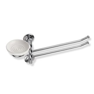 Stilhaus by Nameeks Idra Classic Style Wall Mounted Double Towel Bar