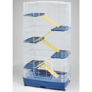 Ware Mfg Clean Living 6 Level Small Animal Cage   Large
