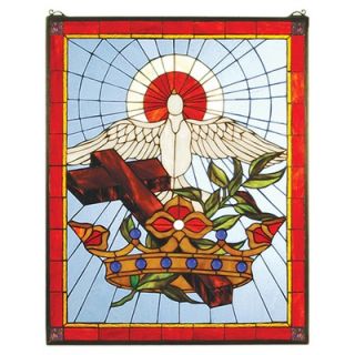 Meyda Tiffany Tiffany Animals Religious Christian Stained Glass Window
