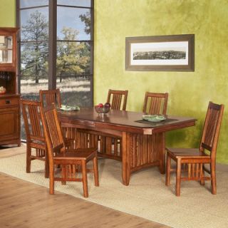 GS Furniture Arts and Crafts Pasadena Dining Table in Distressed