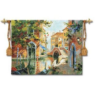 Fine Art Tapestries Venice Canal Wall Hanging