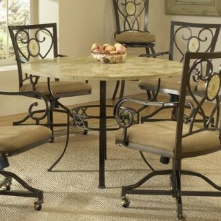 Hillsdale Brookside Round Dining Table in Ivory  
