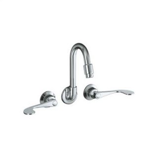 Kohler Triton Wall Mounted Sink Faucet with Double Lever Handles   K