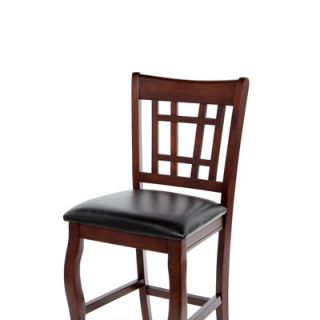 Wildon Home ® Hoyt 24 Chair in Black and Cherry
