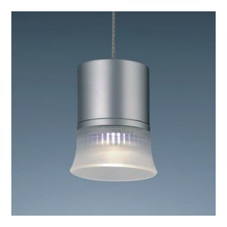Bruck Apollos I One Light Pendant with Canopy in Matte Chrome