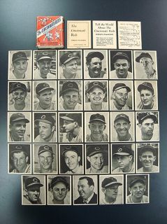 1940 W711 2 Harry Hartman Cincinnati Reds COMPLETE Set w/Box