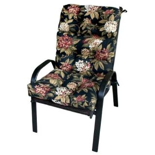 Greendale Home Fashions 4809 Mid Floral Outdoor High Back Chair