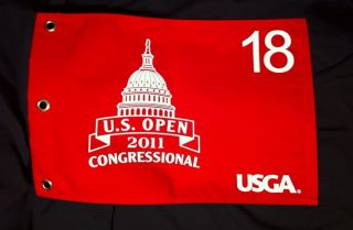 2011 US Open Congressional Golf Flag New No Reserve