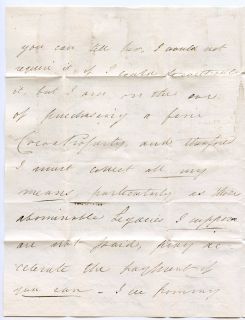 Trinidad Scarce 1826 SHIP Letter Greenock Cover to London
