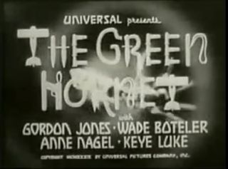 The Green Hornet Serial DVD 1940 Action Adventure Gordon Jones