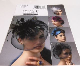 Vogue Accessories 8868 Misses Hats Sewing Pattern