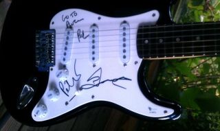  ELECTRIC GUITAR AUTOGRAPHED BY PETER & GORDON~BRITISH INVASION~BEATLES
