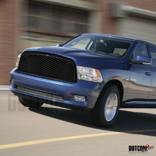 2009 2010 Dodge RAM Pick Up Blk Front Mesh Grill Grille