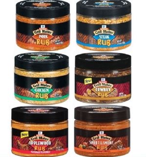 McCormick Grill Mates Barbecue BBQ Rubs Chicken Beef Seasoning