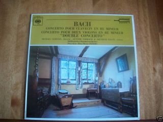 Bach Double Concerto Gericke Vorbach Hauff CBS LP