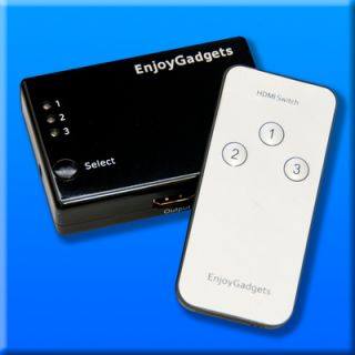 Port HDMI Input Switch Switcher Selector LPCM Remote