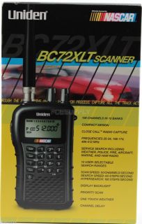   BC72XLT NASCAR 100 Channel Compact Handheld Police Radio Scanner