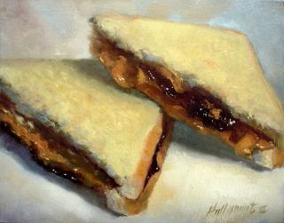  and Jelly Sandwich 8x10 Giclée Print on Canvas Hall Groat II