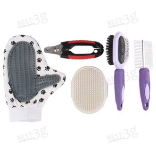 Mixed Styles Nail Clippers Scissors Grooming Trimmer Brush Comb for