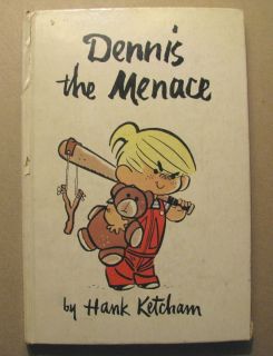  The Menace Signed 1952 True 1st Ed Hank Ketcham – w Drawing