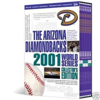 the arizona diamondbacks 2001 world series new 7 dvd time