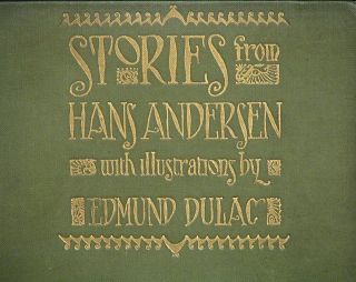 c1923 STORIES FROM HANS ANDERSEN 16 Edmund Dulac Color Plates RARE