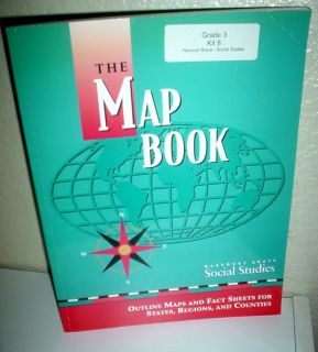 Harcourt Brace Social Studies 3rd Grade 3 The Map Book Homeschool