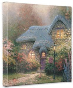 Heathers Hutch Gallery Wrapped Thomas Kinkade Canvas in Stock Free