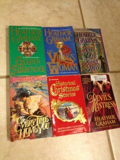 Heather Graham Lot of 6 Books Historical Romance