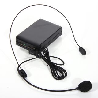 New VHF Stage Wireless Headset Microphone System Mic FM Transmitter