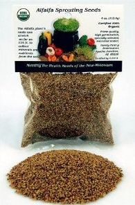 Sprouting Seeds Alfalfa USDA 100 Organic 4 oz A 37