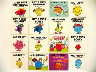 Lot 16 Roger Hargreaves Mr Men Little Miss Kids Story Books Happy