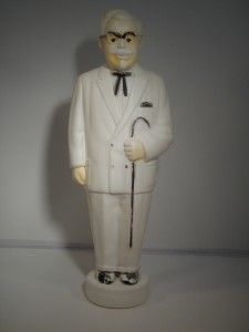 Colonel Harland Sanders KFC Kentucky Fried Chicken Plastic Coin Bank