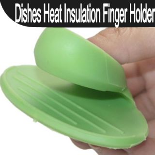 Kitchen Dishes Heat Insulation Finger Holder Guard
