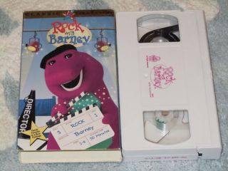  BARNEY VHS VIDEO TAPE HARD TO FIND COVER BABY BOP ~FREE U.S. SHIPPING