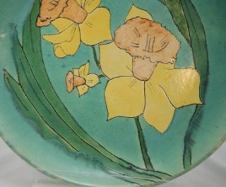  JOSE POTTERY 14.5 WALL CHARGER BY ETHEL WILSON HARRIS W/JONQUILS MINT