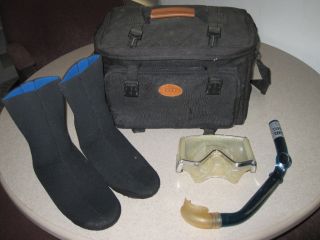 Unisex Snorkeling Gear and Bag LQQK