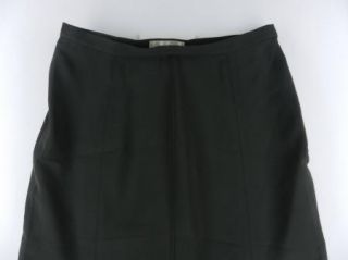Eddie Bauer Khaki Green Lined Below Knee A Line Skirt Womens Sz 12 29
