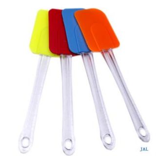 Silicone Spatula Clear Handle KitchenAid Utensil Tool Set Cooking
