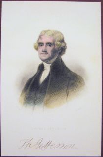 Thomas Jefferson Signed Letter Nathaniel Greene Framed