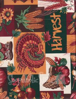 Fall Harvest items including corn, wheat, sunflowers, colorful leaves,