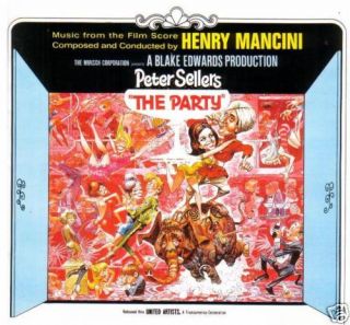 The Party 1968 Henry Mancini Original Soundtrack CD