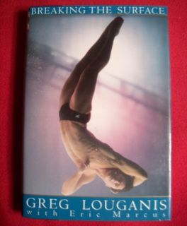 Authentic Olympic gold medalist GREG LOUGANIS signed book Breaking
