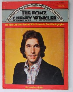 1978 The Fonz Henry Winkler Biography Magazine