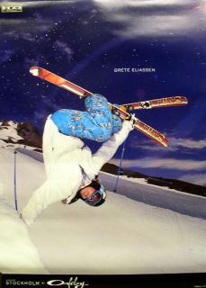 Oakley `06 Grete Eliassen 2 Sided Promo Ski Banner New