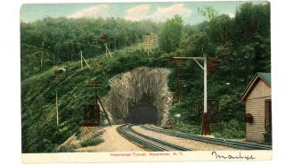 Haverstraw NY West Shore Railroad Tunnel Postcard WSRR